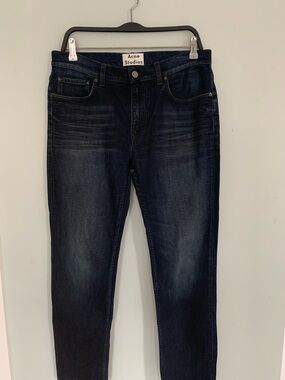 Acne Skinny Men’s Jeans in Dark Indigo
